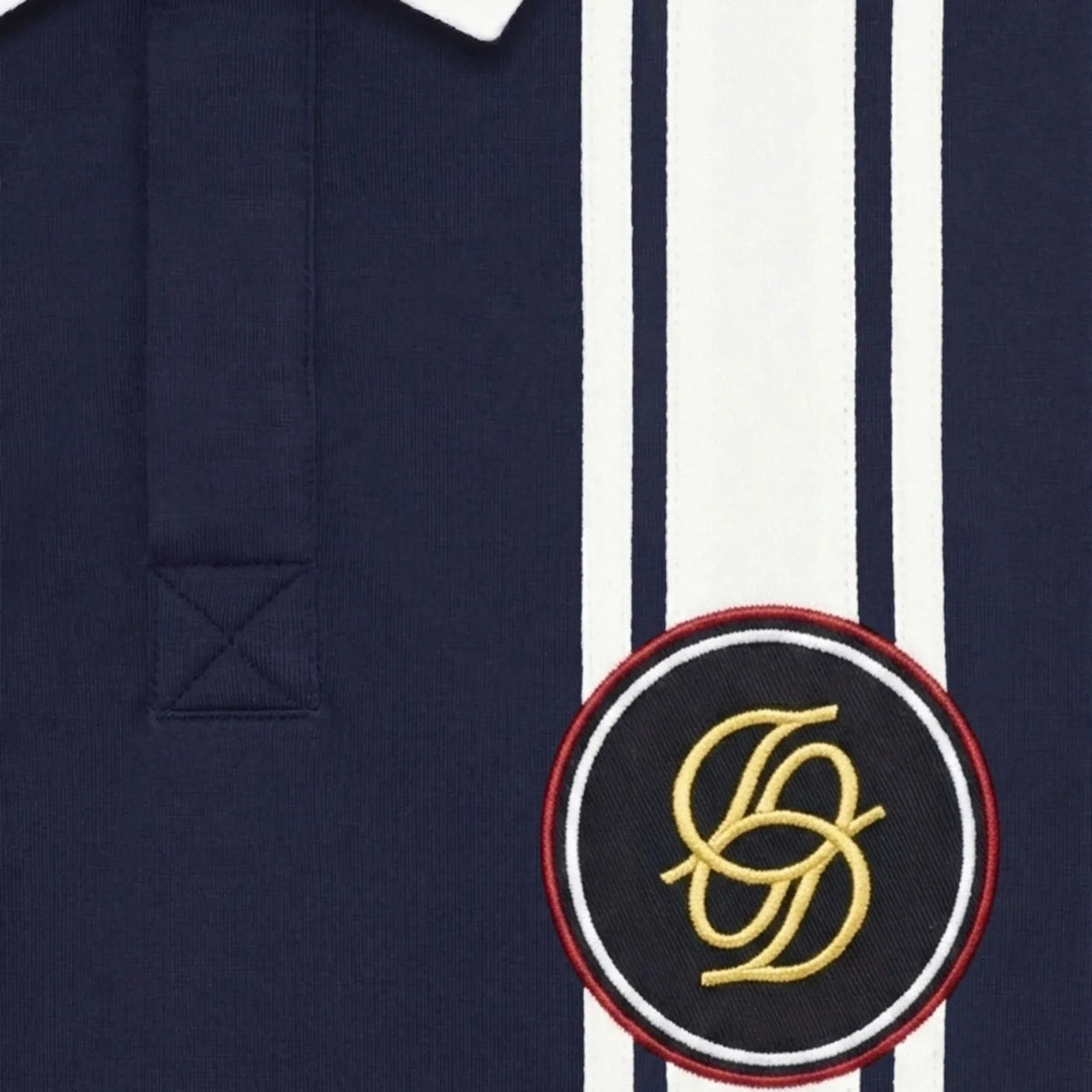 Drôle De Monsieur D Miroir Racing Longsleeve Polo Navy