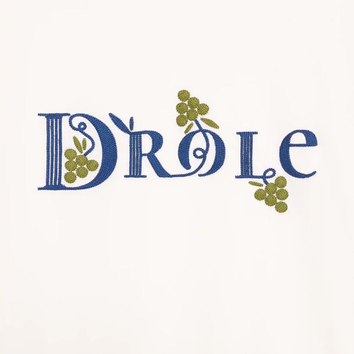 Drôle De Monsieur Drôle Heritage Longsleeve T-shirt Off White