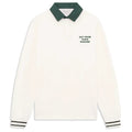 Drôle De Monsieur Slogan Longsleeve Polo Off White