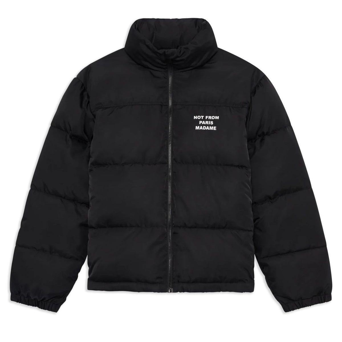 Drôle De Monsieur Slogan Puffer Zwart