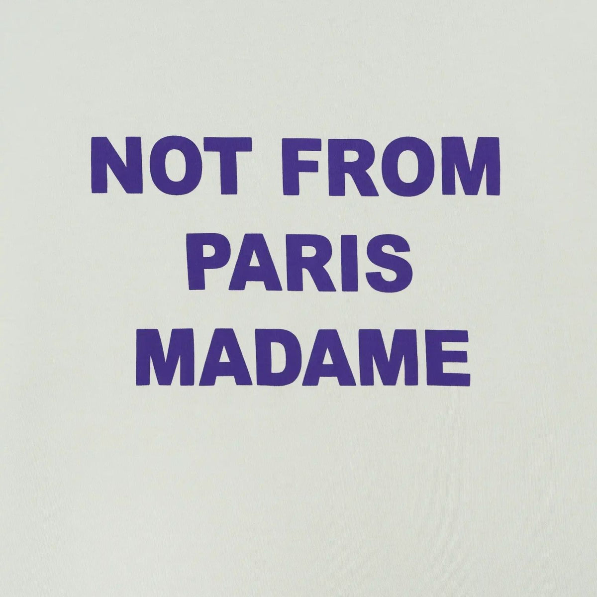 Drôle De Monsieur Slogan T-shirt Grijs
