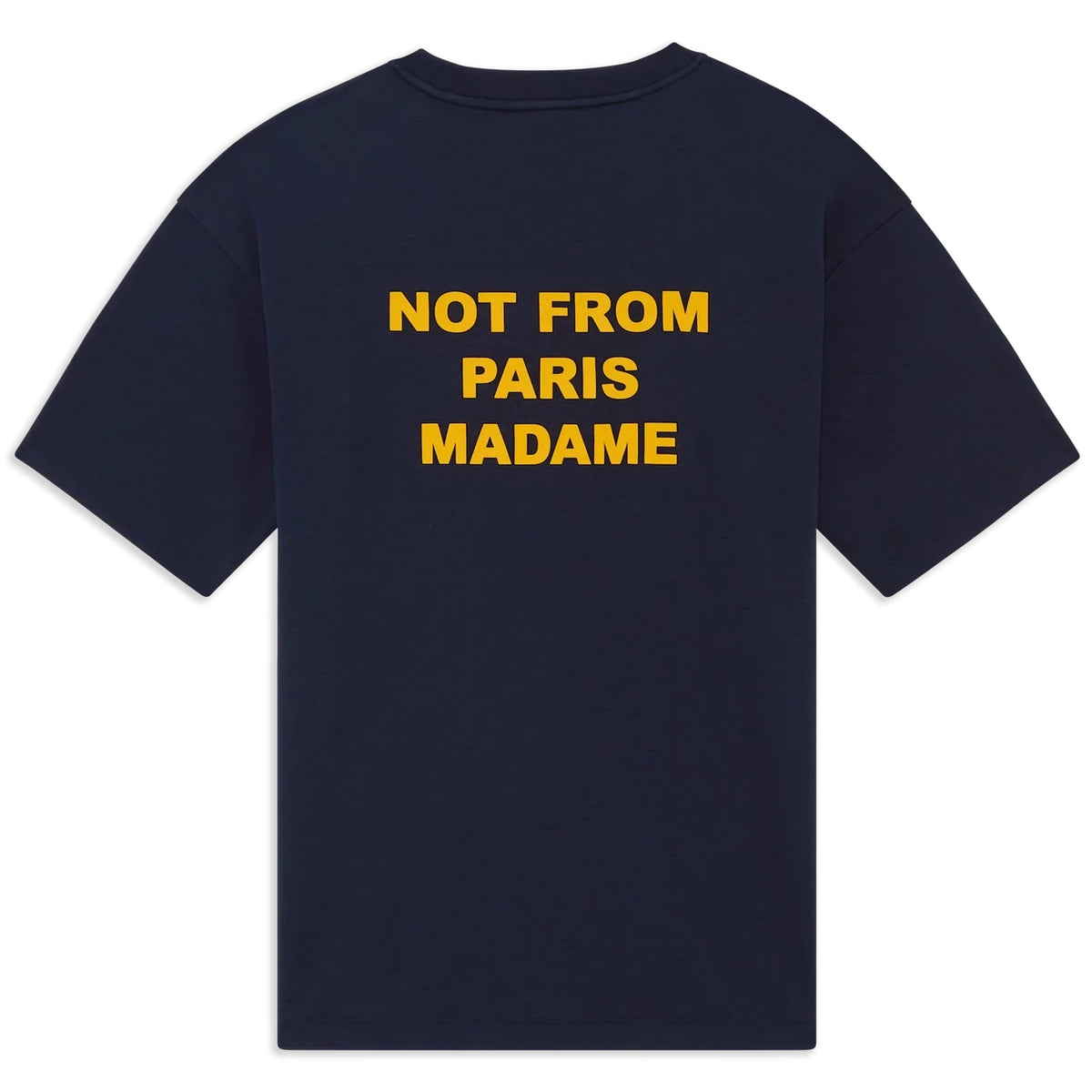 Drôle De Monsieur Slogan T-shirt Navy