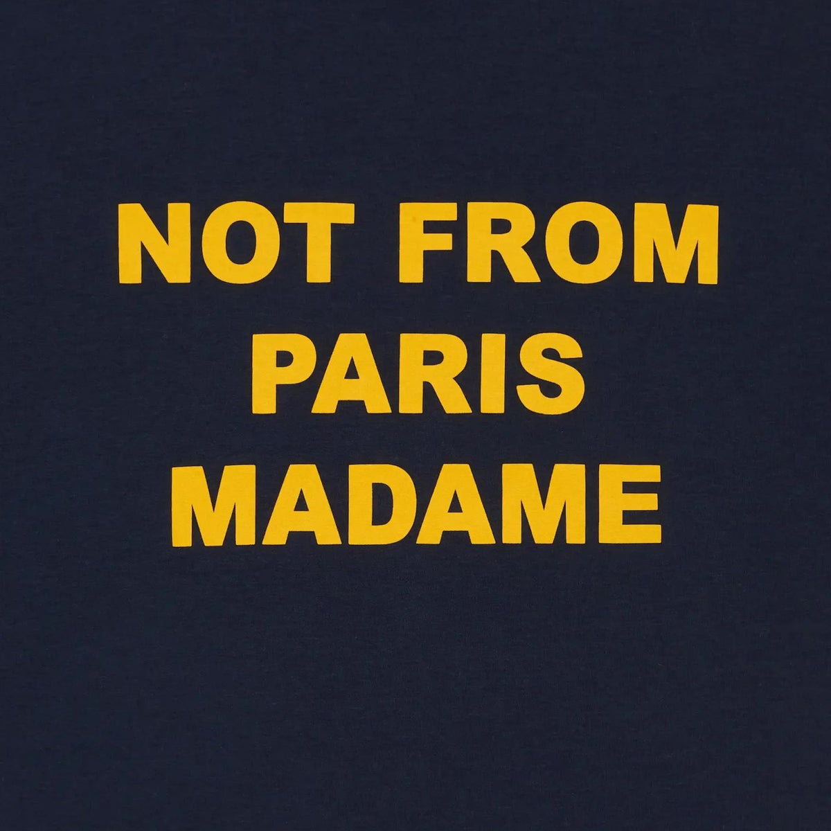 Drôle De Monsieur Slogan T-shirt Navy