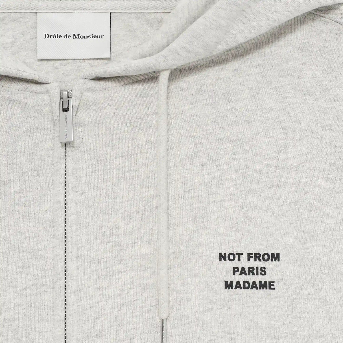 Drôle De Monsieur Slogan Vest Grijs