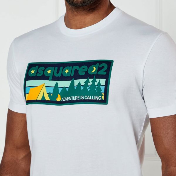 Dsquared2 Adventure T-shirt Wit