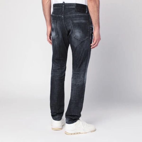 Dsquared2 Distressed Jeans Zwart