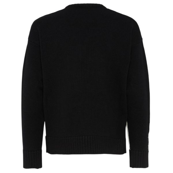 Dsquared2 Fake Stitch Knit Sweater Zwart