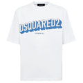 Dsquared2 Loose Fit 3D T-shirt Wit