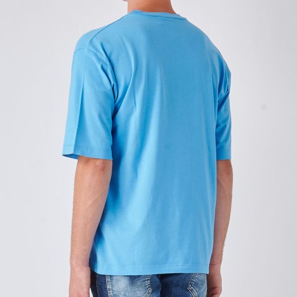 Dsquared2 Loose Fit T-shirt Blauw