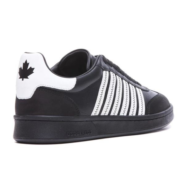 Dsquared2 Striped Sneaker Zwart/Wit