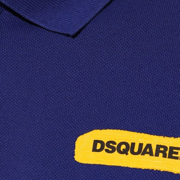 Dsquared2 Tennis Polo Donker Blauw