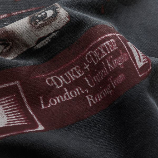 Duke + Dexter Helmet Washed T-shirt Zwart