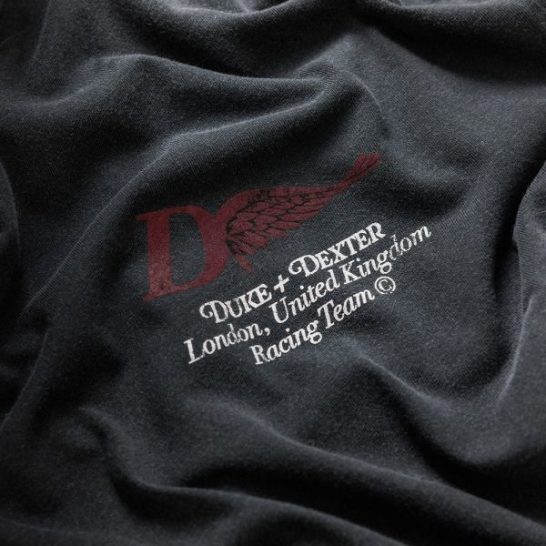 Duke + Dexter Helmet Washed T-shirt Zwart