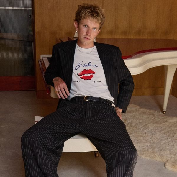 Duke + Dexter J'adore T-shirt Off White