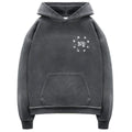Duke + Dexter NY Paint Splatter Washed Hoodie Grijs