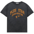 Duke + Dexter Plus Star Washed T-shirt Zwart