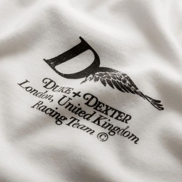 Duke + Dexter Sketch Helmet T-shirt Wit