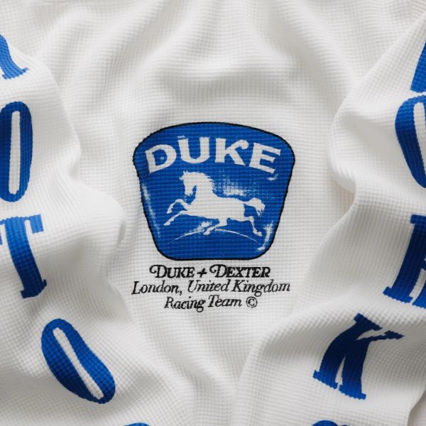 Duke + Dexter Sponsors Waffle Longsleeve T-shirt Wit