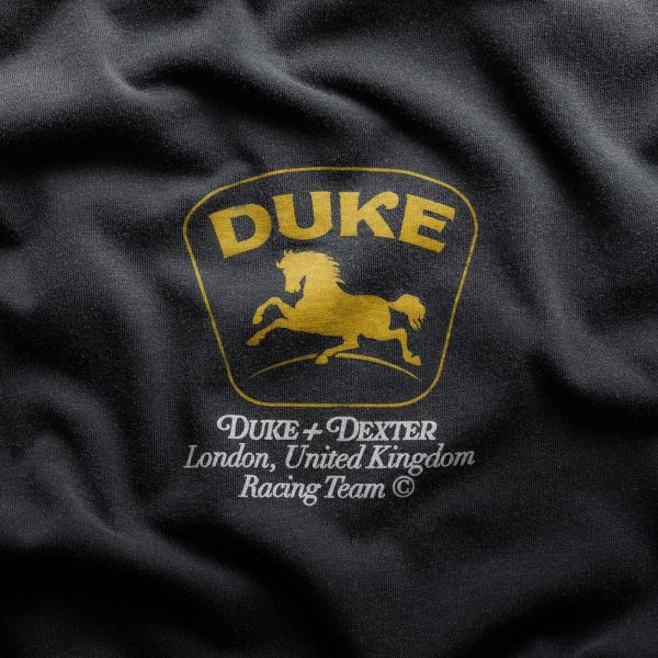 Duke + Dexter Sponsors Washed T-shirt Zwart
