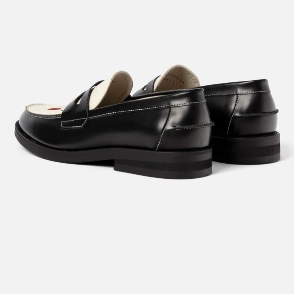Duke + Dexter Wilde NY Cherry Penny Loafers Zwart