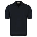 Duquezzi Merino Buttonless Polo Navy