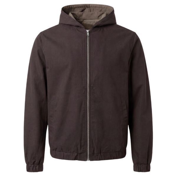Duquezzi Hooded Reversible Bomber Jack Bruin