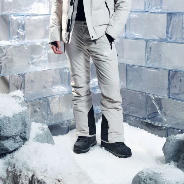 Malelions Ski Mogul Broek Off White
