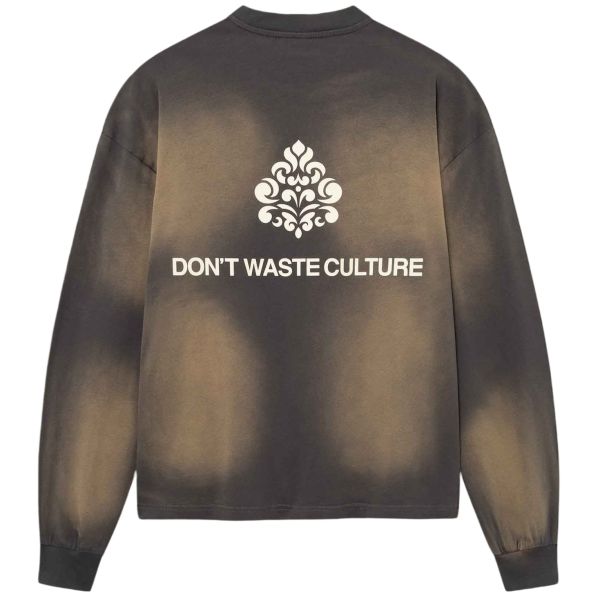 Don’t Waste Culture Fade Longsleeve T-shirt Grijs