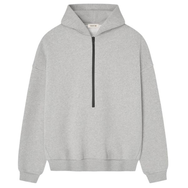 Fear Of God Athletic Half Zip Hoodie Grijs