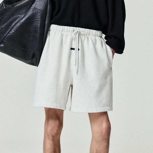 Fear Of God Essentials Signature Classic Korte Broek Off White