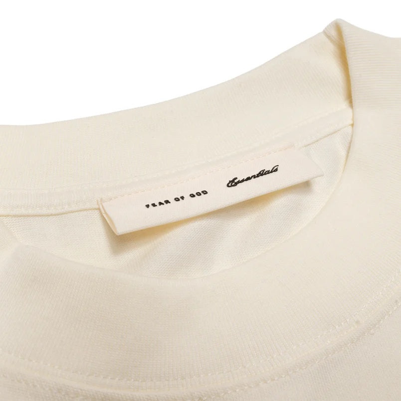 Fear Of God Essentials Signature Longsleeve T-shirt Off White