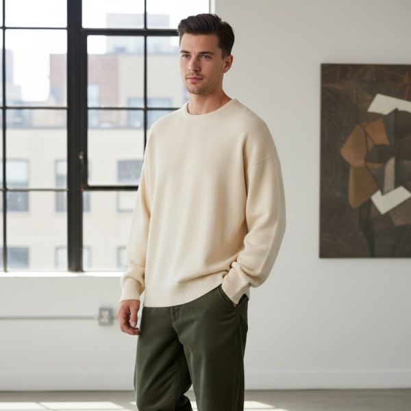 Fear Of God Fine Knit Sweater Beige