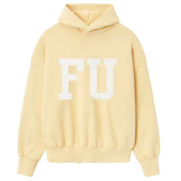 Fear Of God FU Hoodie Geel