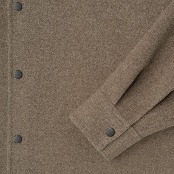 Fear Of God Wool Cashmere Overshirt Bruin