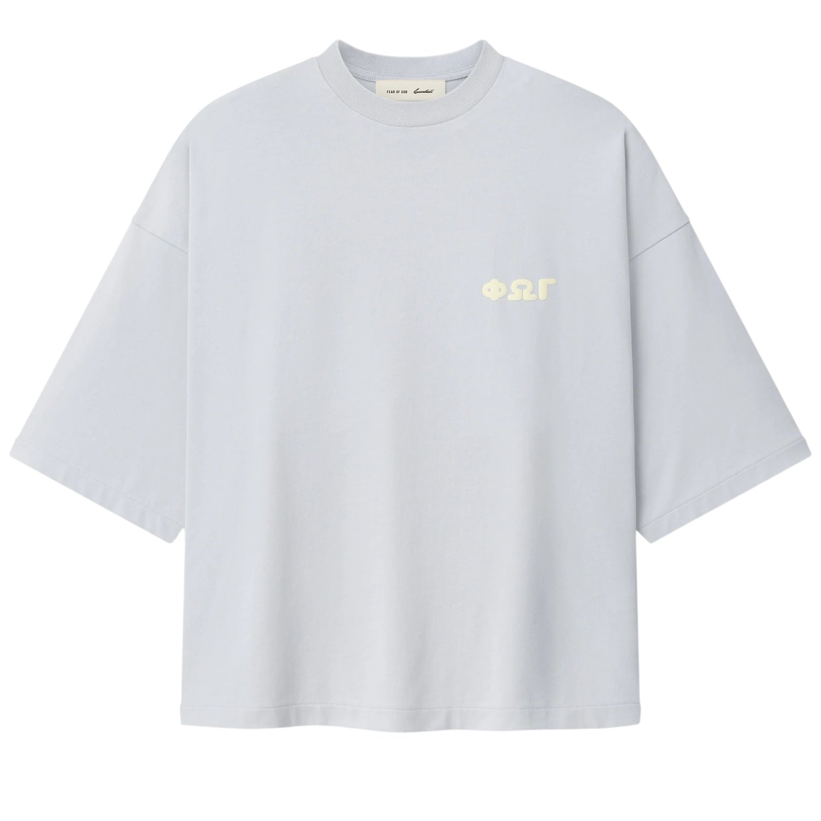 Fear Of God Essentials Merch T-shirt Licht Blauw