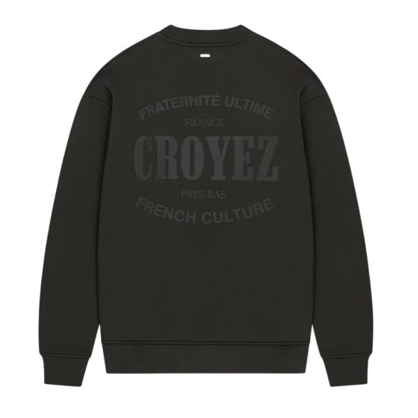 Croyez Stamp Sweater Donker Groen