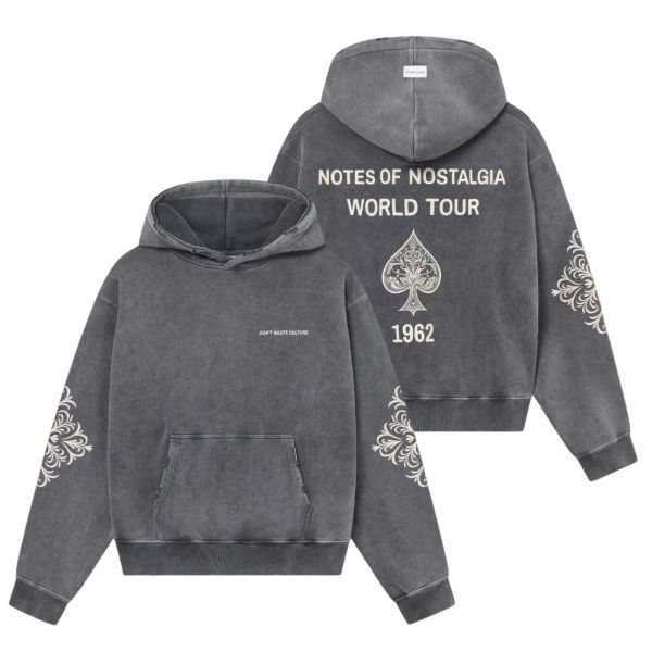 Don't Waste Culture Yulani Hoodie Washed Zwart
