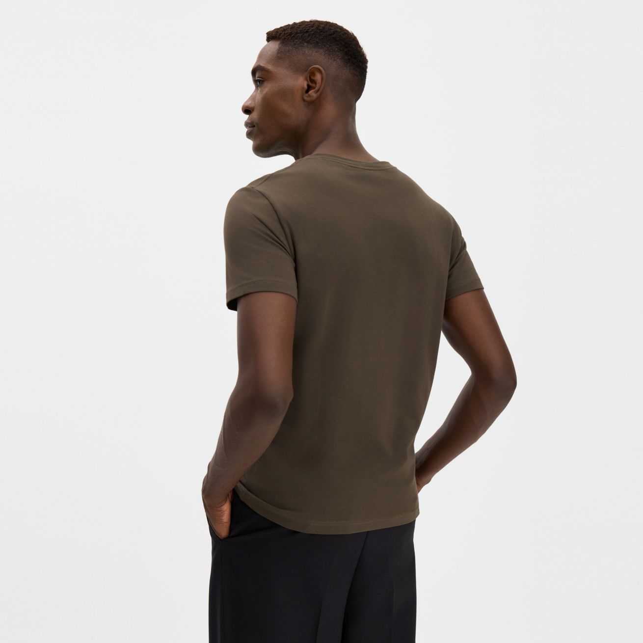 Filippa K Stretch Cotton T-shirt Bruin