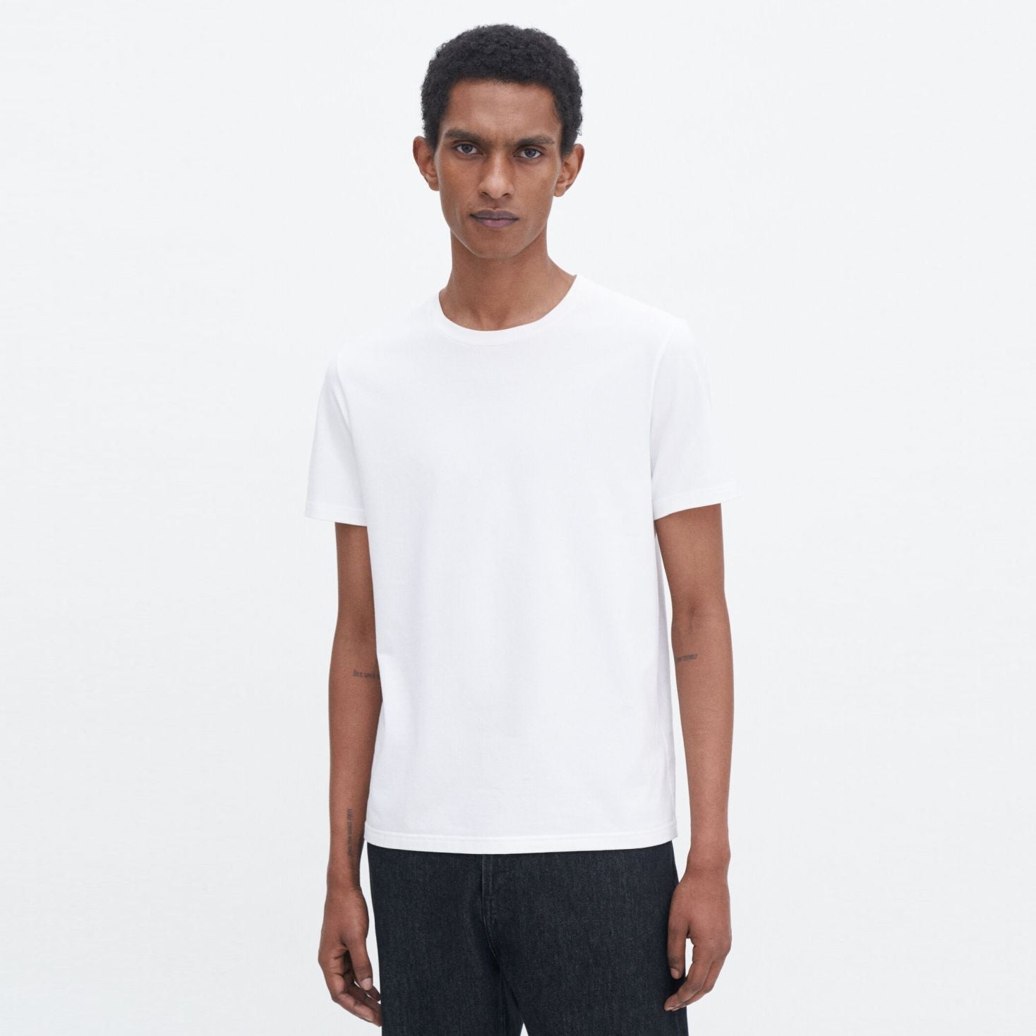 Filippa K Stretch Cotton T-shirt Wit