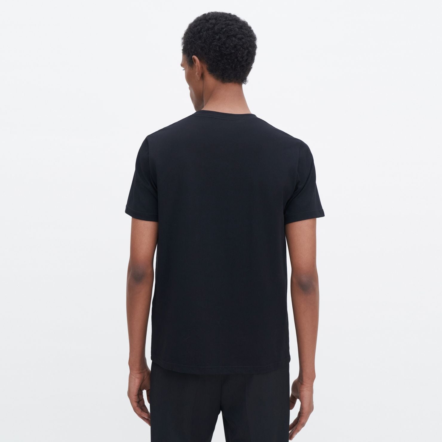 Filippa K Stretch Cotton T-shirt Zwart