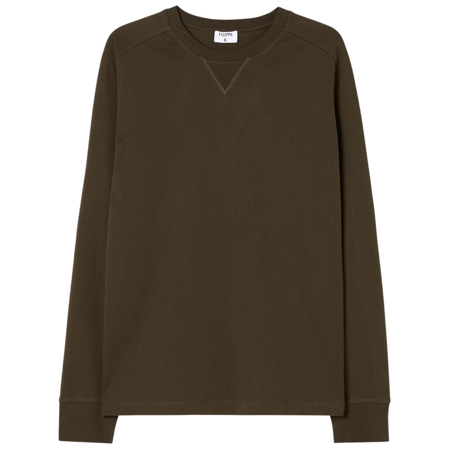 Filippa K Hammer Sleeve Sweater Donker Groen