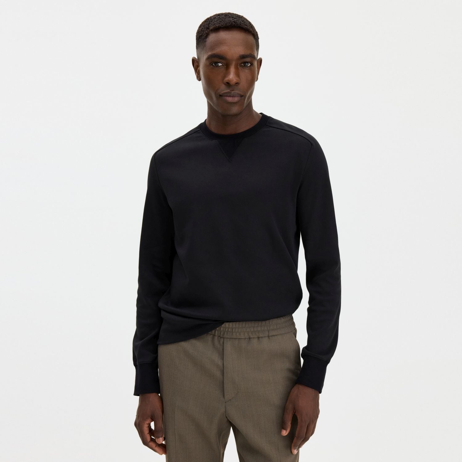 Filippa K Hammer Sleeve Sweater Zwart