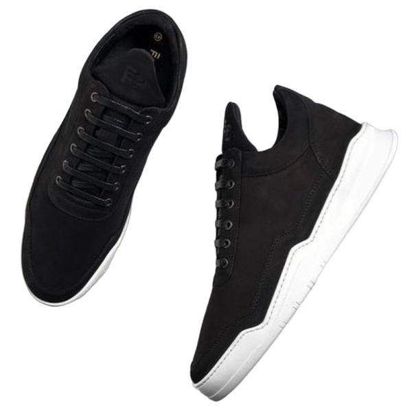 Filling Pieces Low Top Ghost Sneaker Zwart