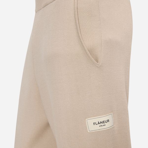Flâneur Atelier Knit Broek Beige