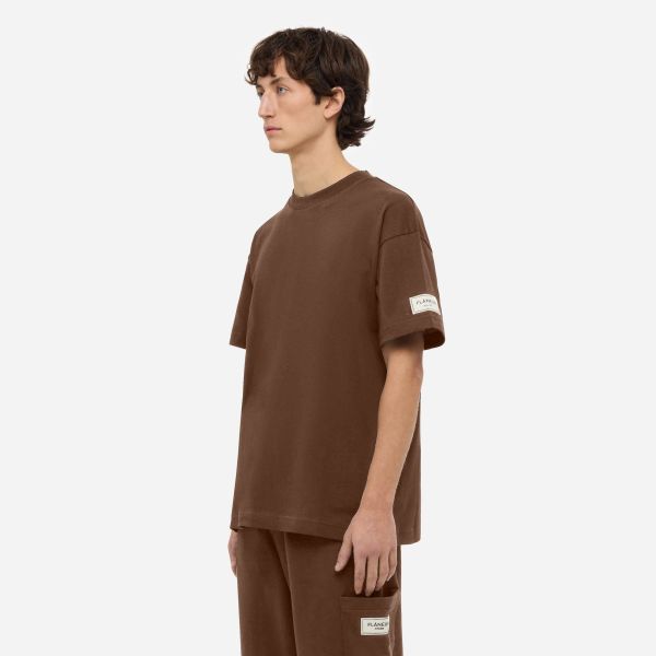 Flâneur Atelier T-shirt Bruin