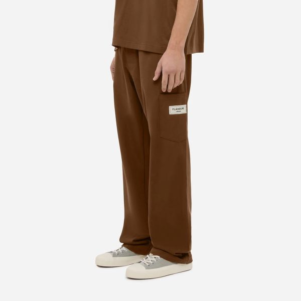 Flâneur Atelier Worker Pantalon Bruin