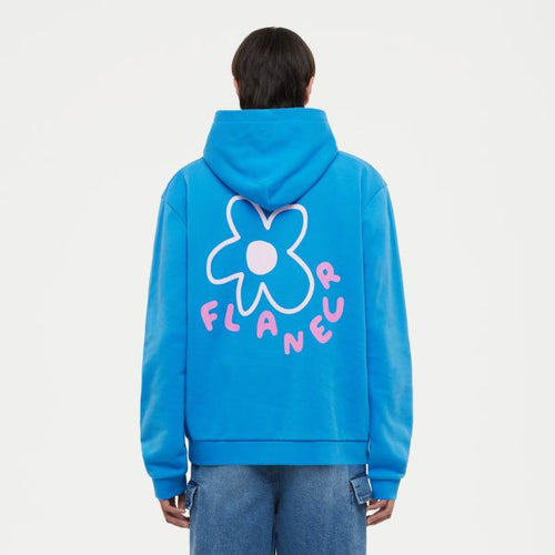 Flâneur Blossom Hoodie Blauw