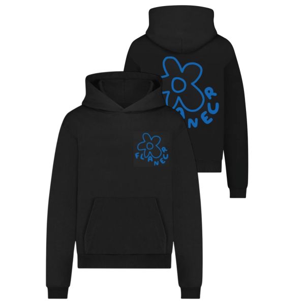 Flâneur Blossom Hoodie Zwart