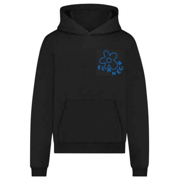Flâneur Blossom Hoodie Zwart