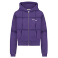 Flâneur Cut & Sew Zip-Up Vest Paars